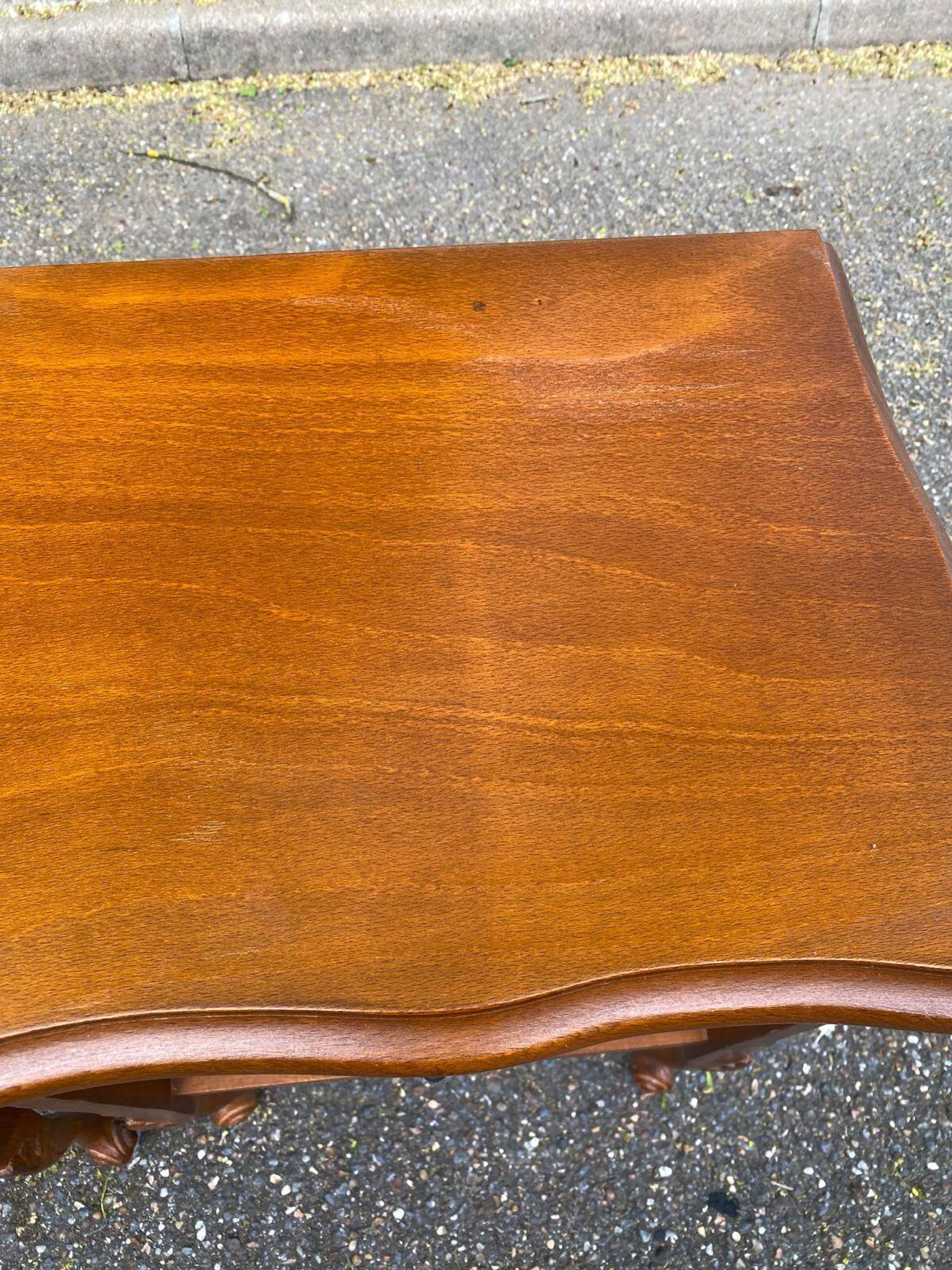 2 Louis XV bedside tables in cherry wood from 1950.