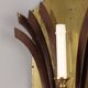 Antique wall sconces with 3 lights in wrought iron, Italy, 20th century