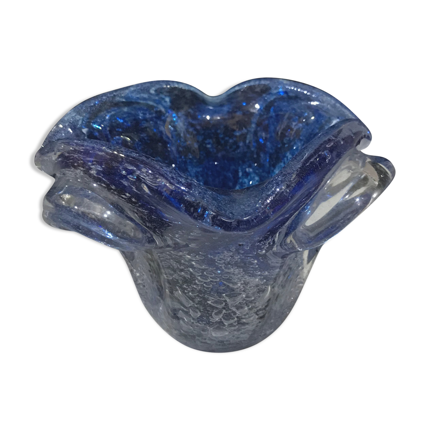 Empty crystal crystal pocket of the popes