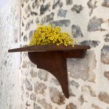 Antique wooden shelves