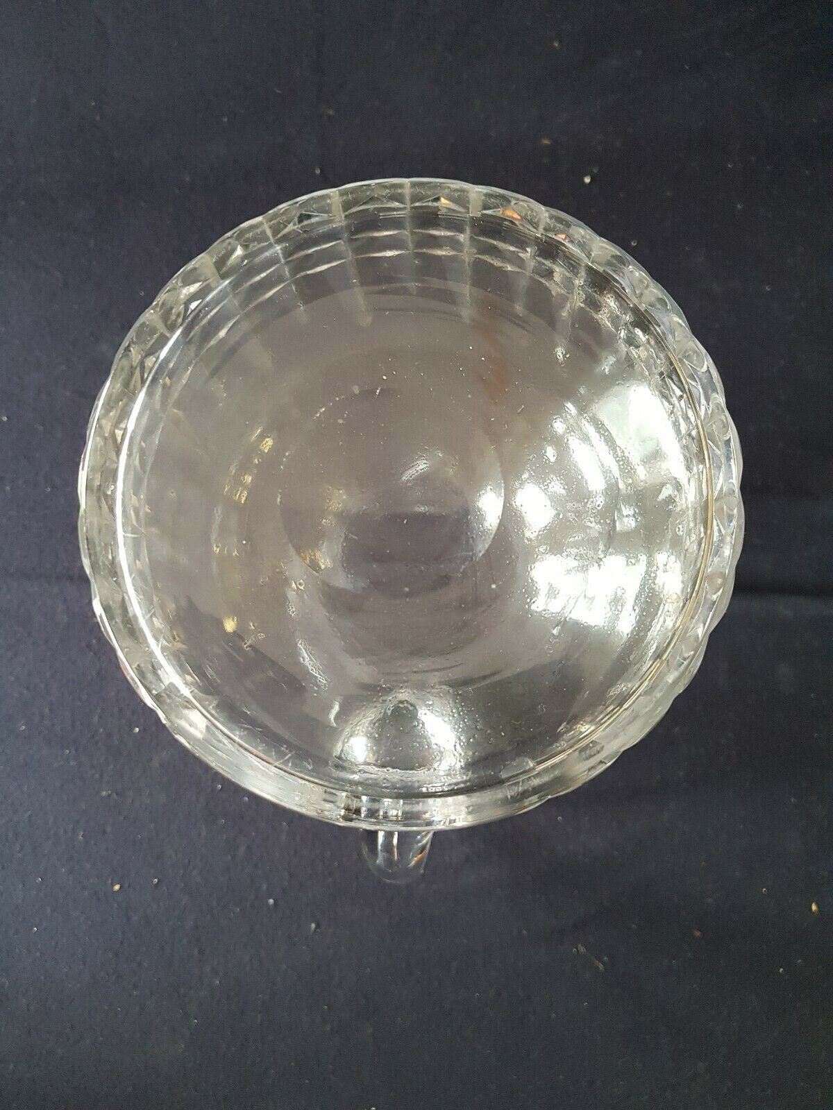 Glass carafe blown mouth handmade Avallon art glassware