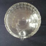 Carafe en verre soufflé bouche fait main verrerie d'art Avallon