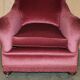 Sofa set and a pair of Victorian velvet armchairs.