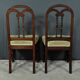 Pair of Mahogany Chairs, Restoration Period – 1st part of the 19th century