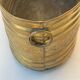 Copper centerpiece, art deco planter floral pattern