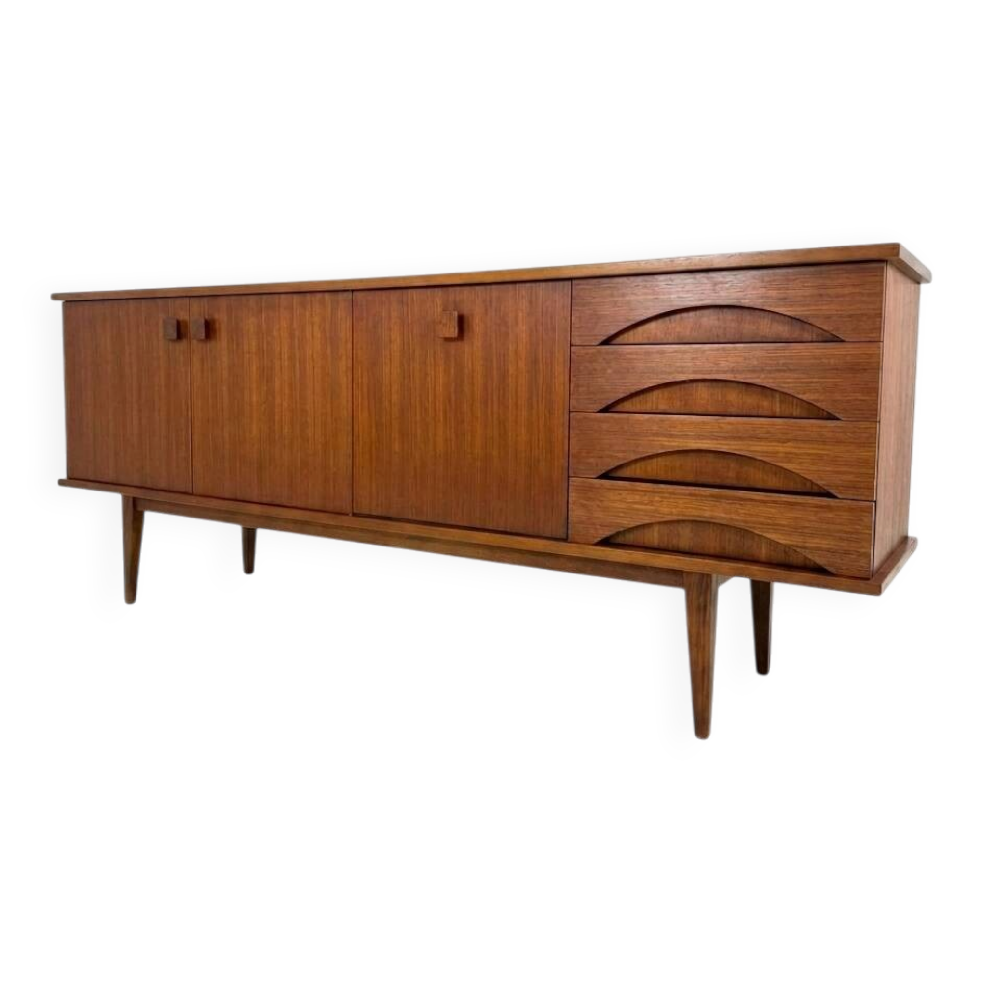 Scandinavian teak sideboard from the 1960s.