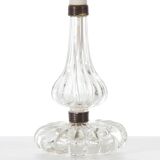 Pair of crystal table lamps