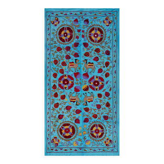 Hand-knotted rug, vintage Turkish rug 103x188 cm