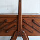 Vintage Wood Worker / Sewing Box / Oak / Compass Feet / Retro / Vintage / 1950