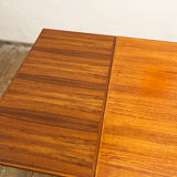 Extendable Mid Century Teak Dining Table with pull out leaves, Denmark, 1950s