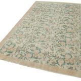 Handmade Unique Oriental Beige Carpet 165 cm x 273 cm - 36753