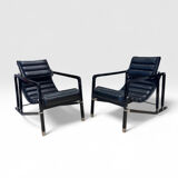 Eileen Gray, Pair of "Transat" Armchairs