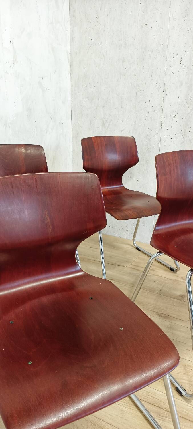 4 Pagholz chairs