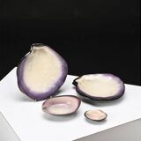 Pol CHAMBOST - Assortment of tableware called “Shell” Signed and numbered