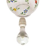 Carafe à liqueur en cristal émaillé