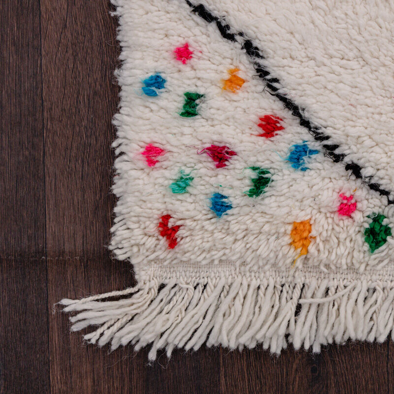 Carpet Beni Ouarain patterns Azilal 125x185 cm