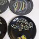 Set of 6 vintage plates with fish decoration after Robert Picault, 1960, 24 cm