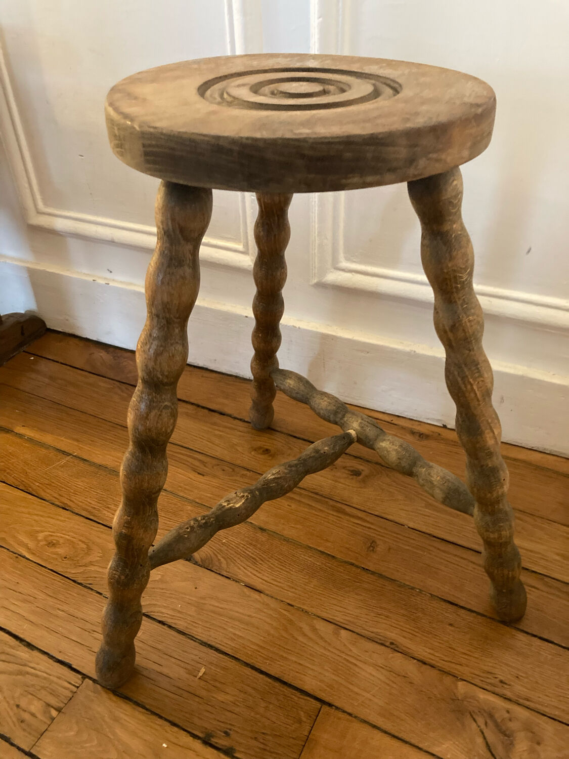 Tripod stool in view