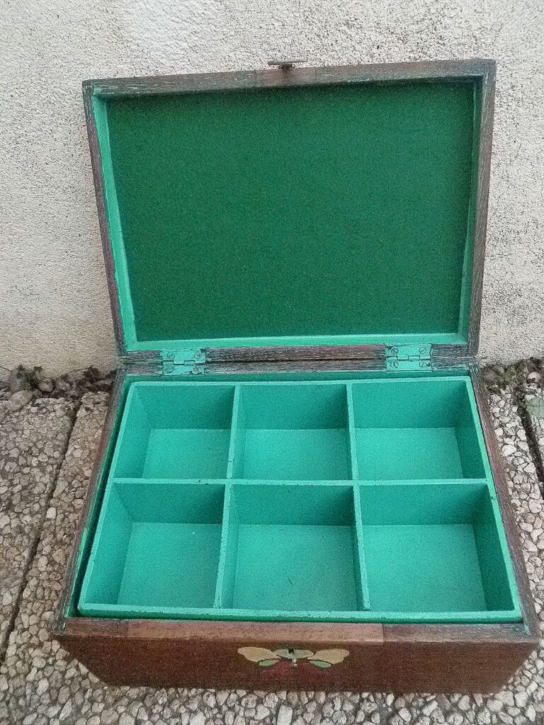 Antique sewing box, vintage