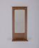 VINTAGE 1960S WALL MIRROR IN TEAK WITH DESIGN BY CAMPO E GRAFFI