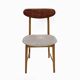 Set of Six Teak Wood and Bouclè Fabric Dining Chairs, Denmark, 1960s