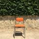 Ensemble 3 chaises acier chromé avec 1 tabouret 70’s