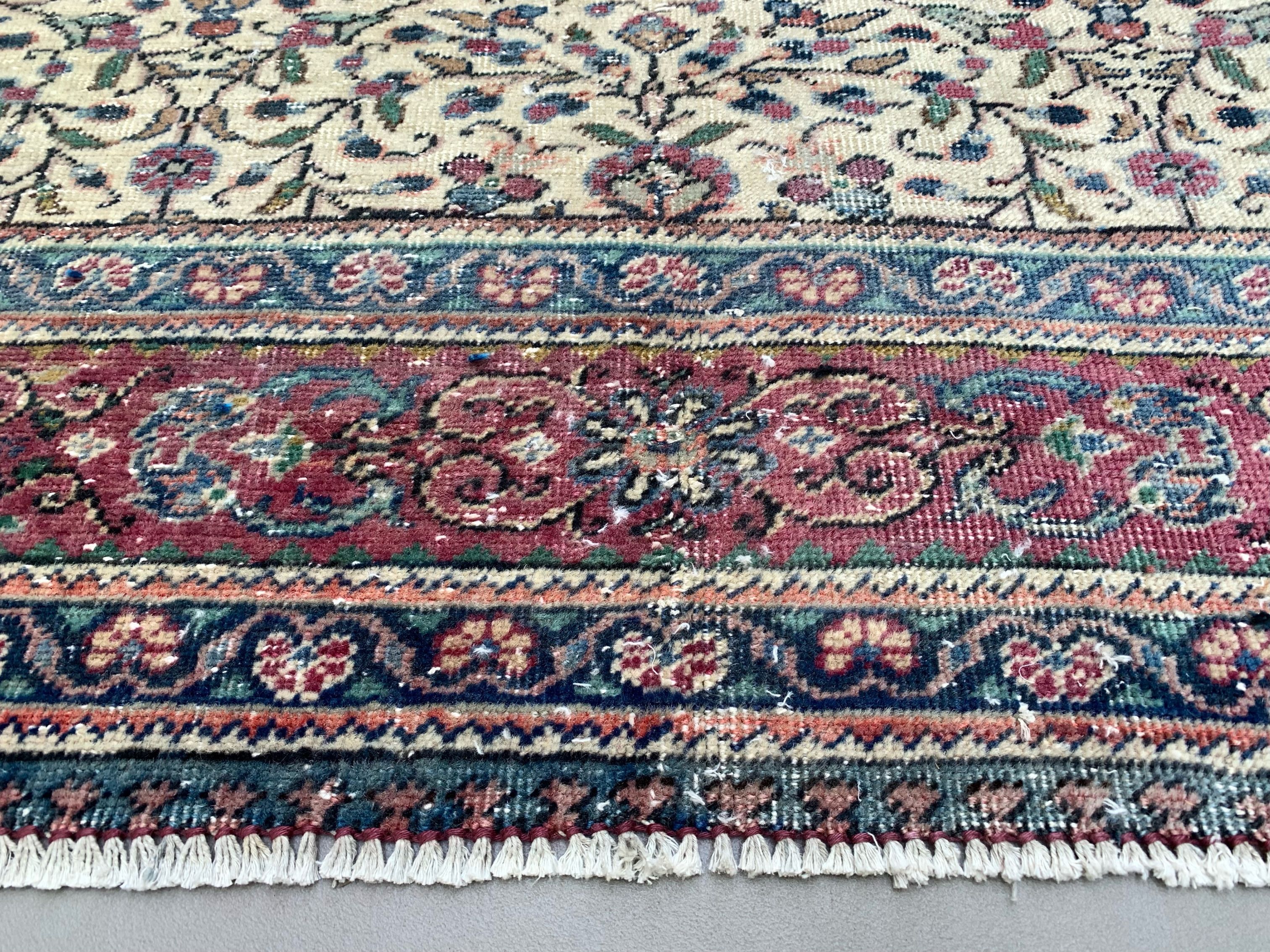 Vintage Turkish Rug 237x198 cm