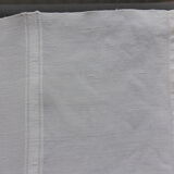 9 old linen towels embroidered MC with red thread