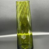 Large glass vase from the 1970s