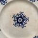 4 ironstone dessert plates "Rouen" JVB Jules Vieillard Bordeaux