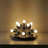 Vintage Sputnik wall/ceiling light from the space age, Cossack style.