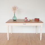 Restored old dining table