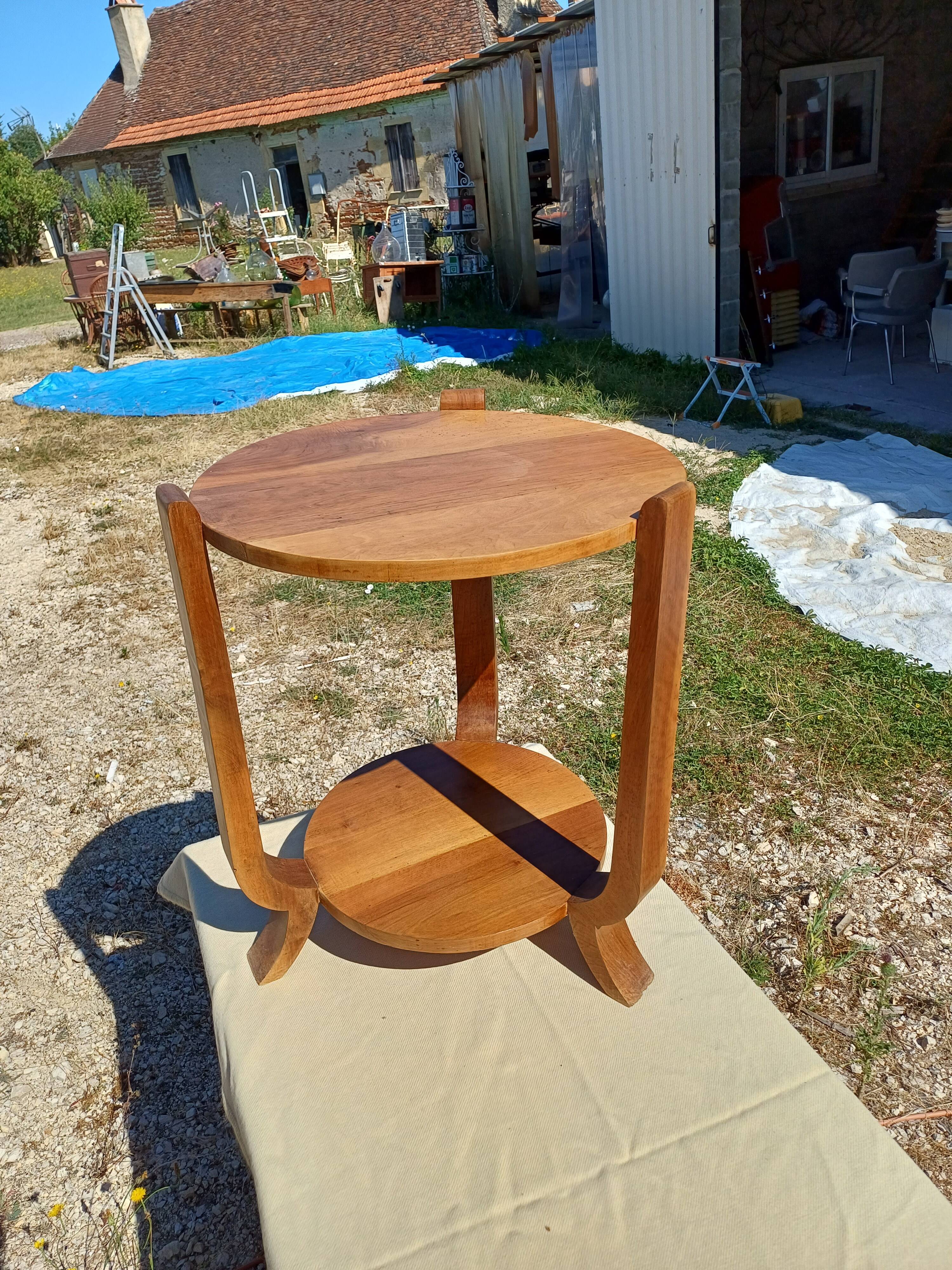 Art Deco Walnut Table