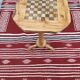 rustic olive wood chess table