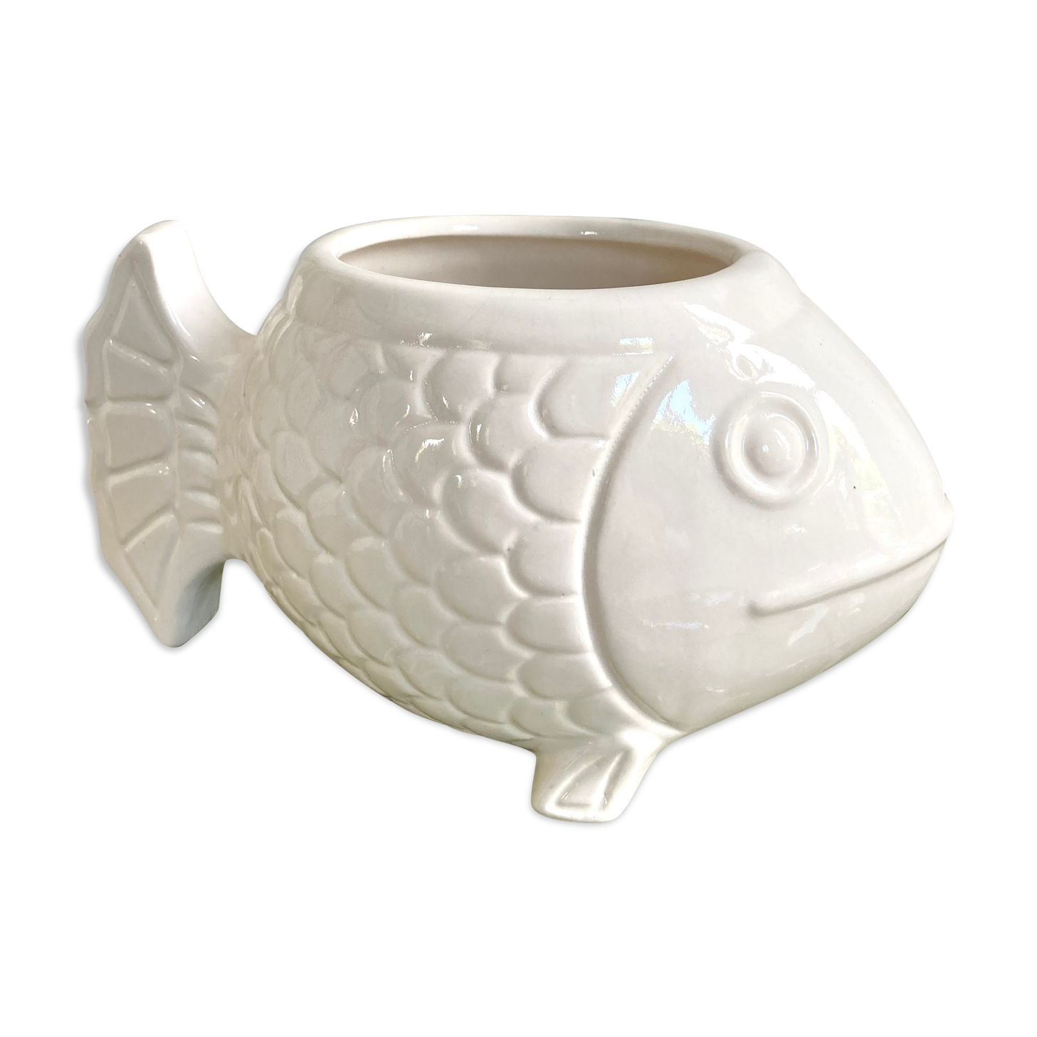 Planter fish hide pot slurry