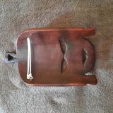 Handmade mask in Kenya in Mahogany wood