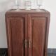 1950s handcrafted cabinet - Solid mahogany wood - Unique piece