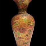 Vase with Cigar Ring Decorations – Folk Art, around 1900