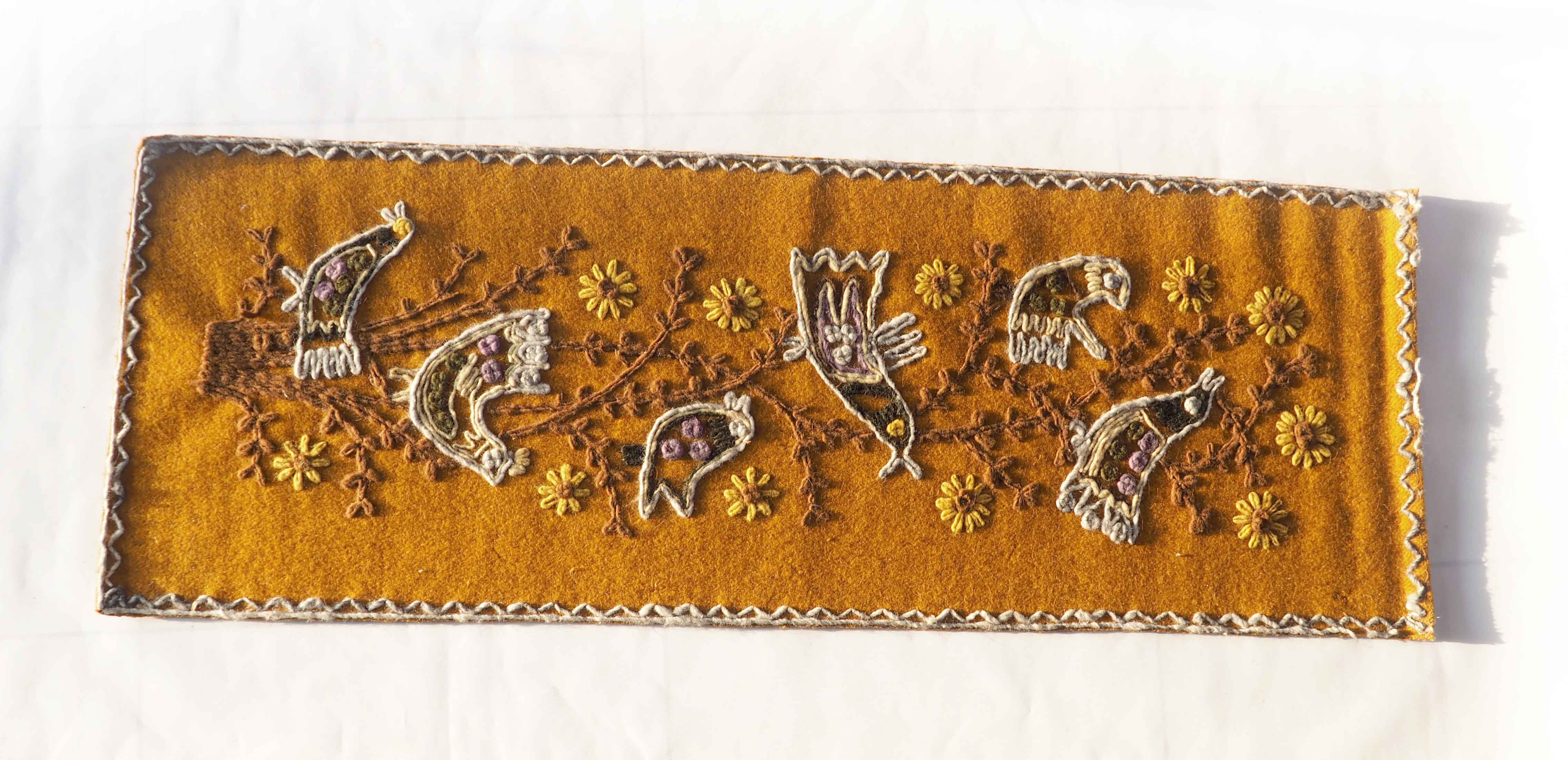 Scandinavian textile table