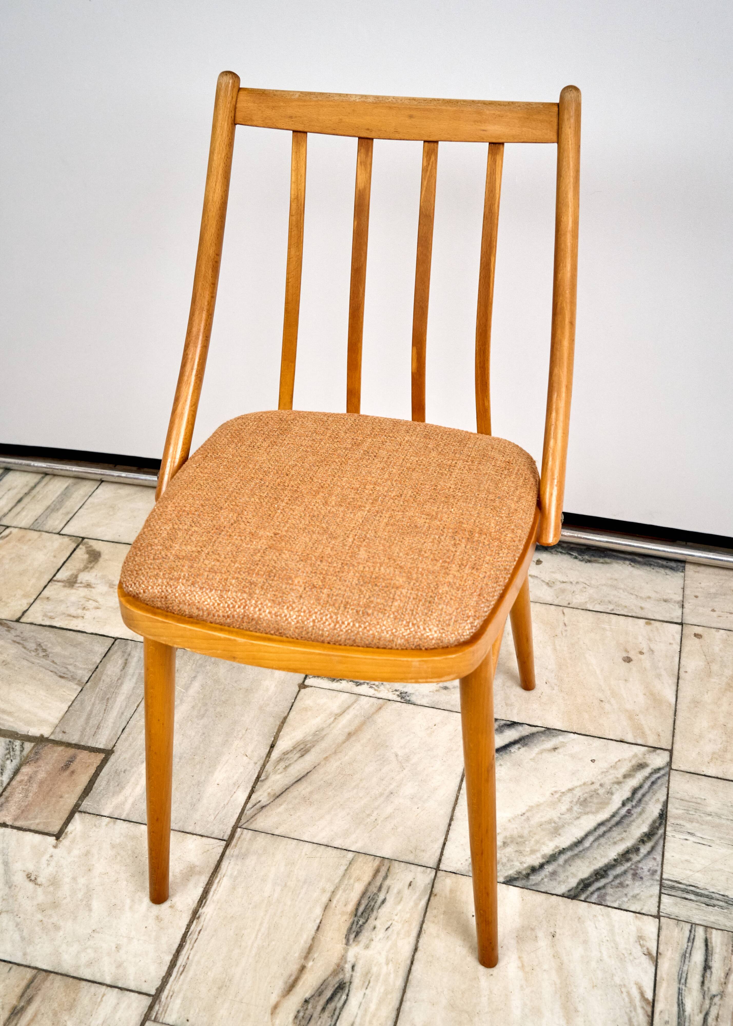 Set of 3 Dining Chairs by A. Suman, 1960s, Czechoslovakia