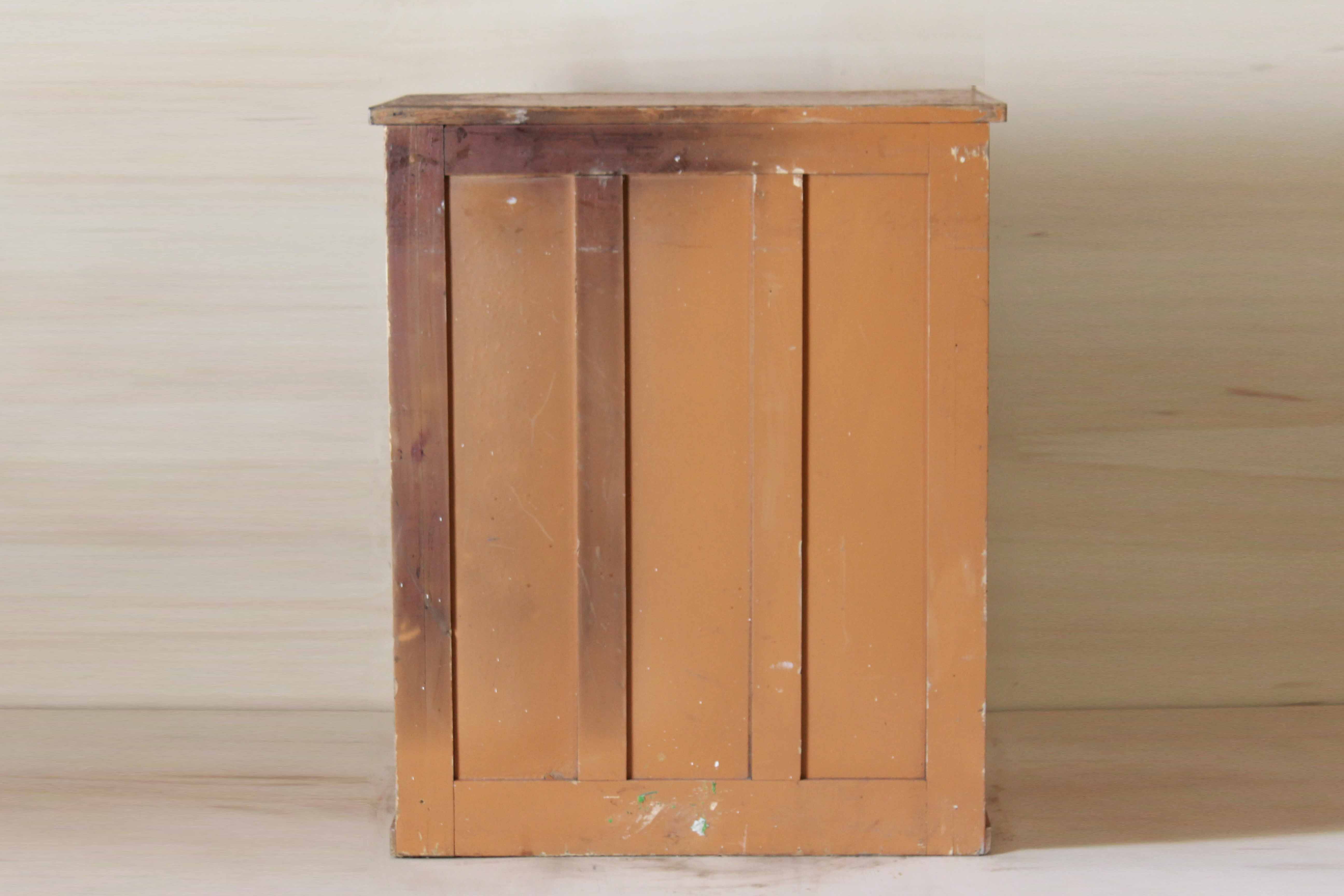 1940s vintage wood chest of drawers