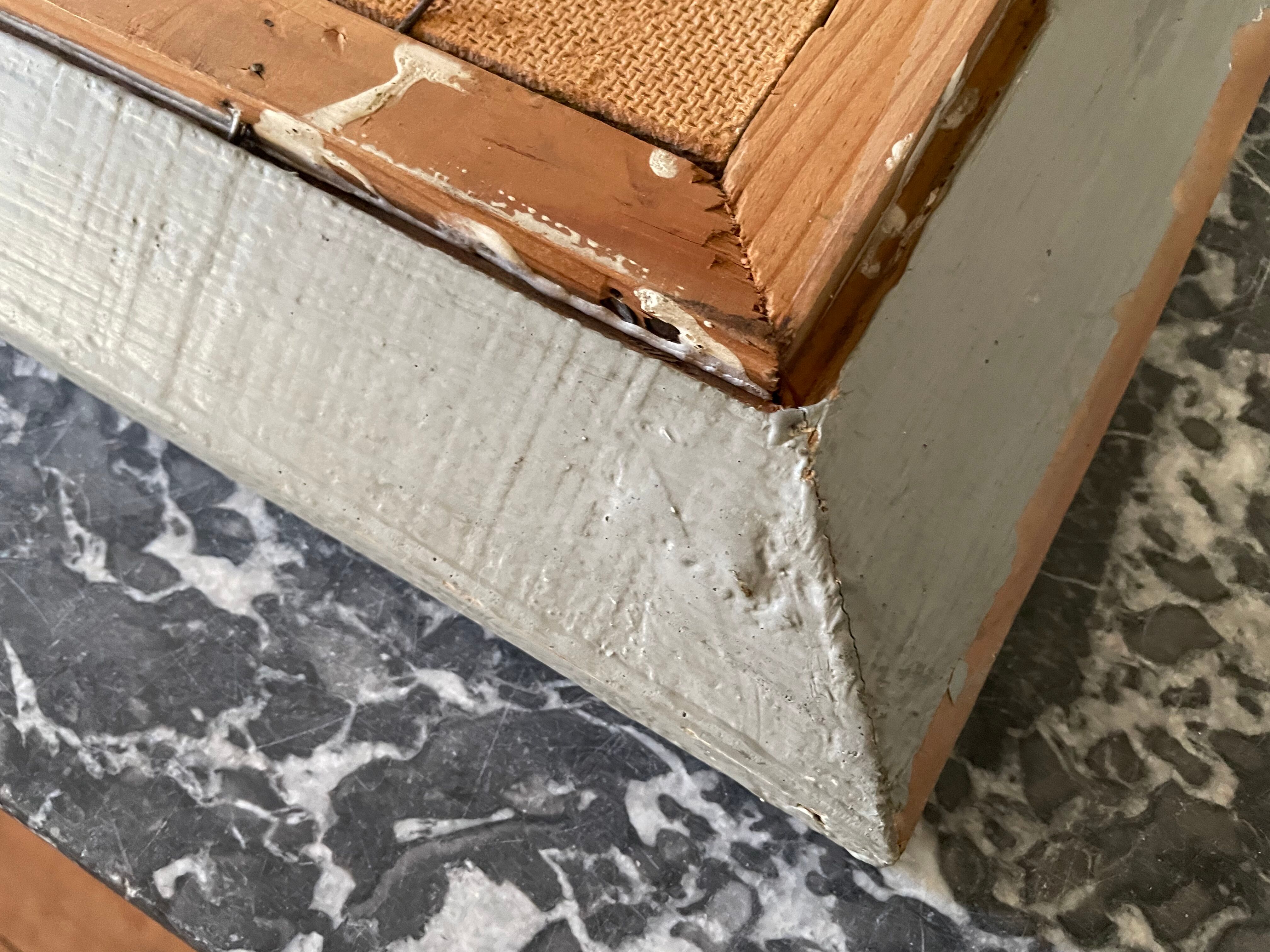 Old seaside painting