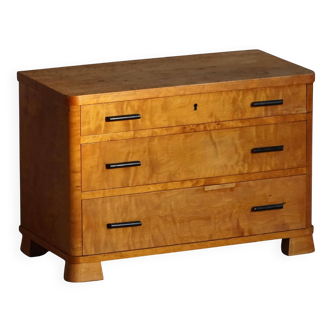 Scandinavian functionalism / Art Deco, Birch chest of drawers, 1930s–40s