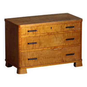 Scandinavian functionalism / Art Deco, Birch chest of drawers, 1930s–40s