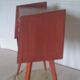 60s compas feet bedside table