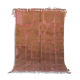 Handwoven Beni Ouarain rug 255×155cm – Terracotta & Clay - AZ821