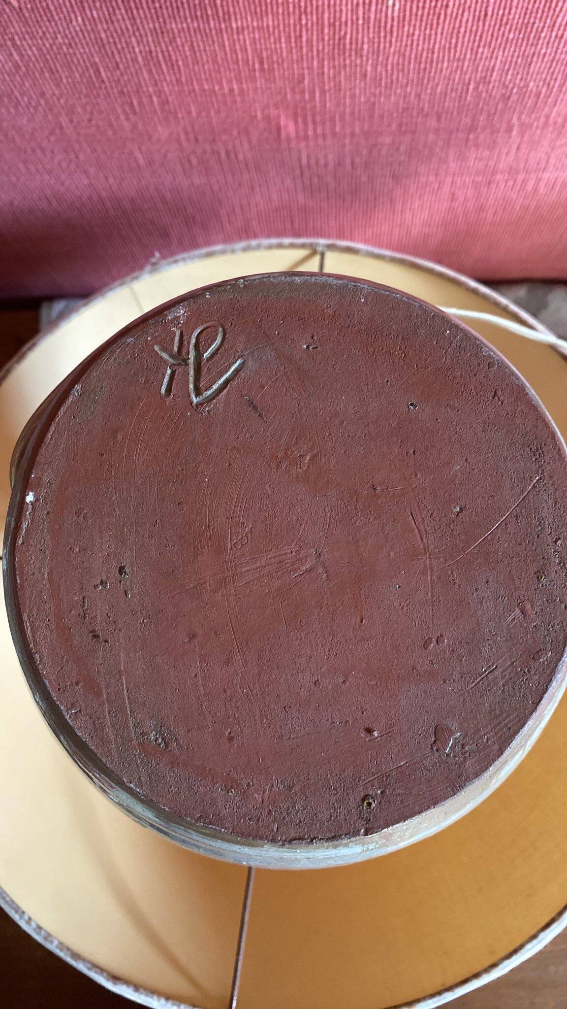 Ceramic lamp from the 70s