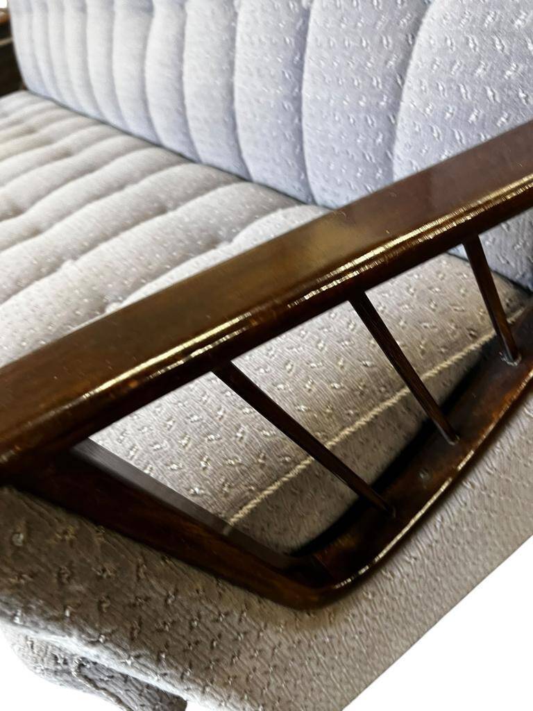 Grey vintage sofa / sofa / bed