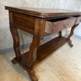 Walnut draper table