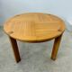 Ancienne table a rallonges en orme massif des années 70/80 design maison regain vintage